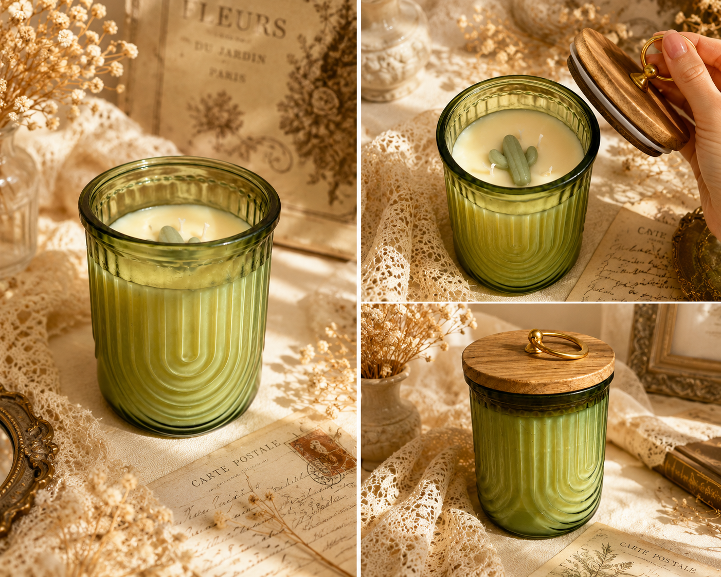Lumânare parfumată din ceară de soia - Vanilie & Cafea 700 g