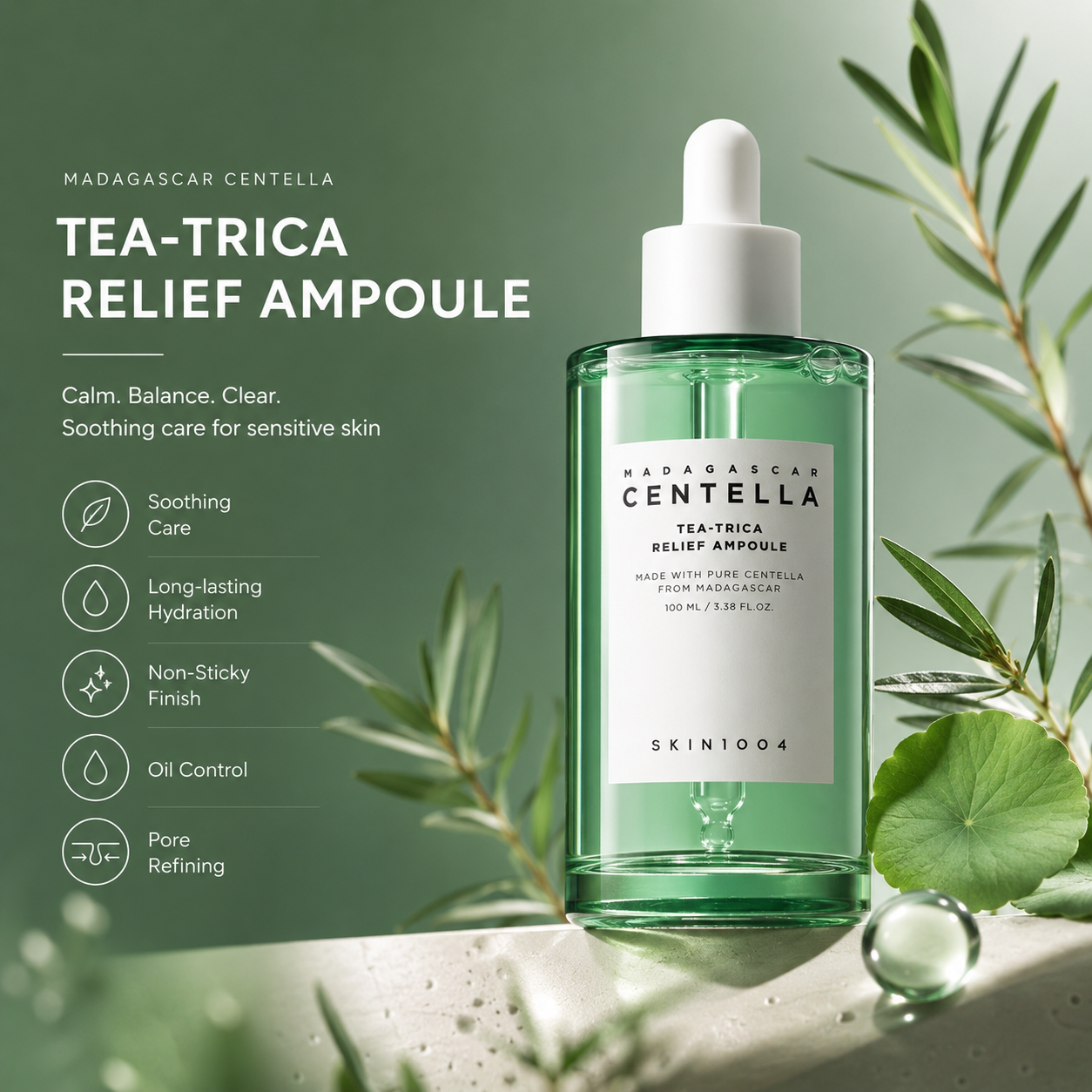SKIN1004 – Gama Madagascar Centella pentru Calmarea și Echilibrarea Tenului
