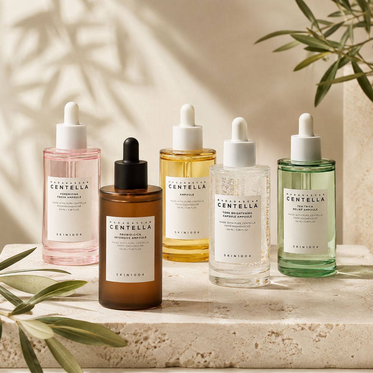 SKIN1004 – Gama Madagascar Centella pentru Calmarea și Echilibrarea Tenului