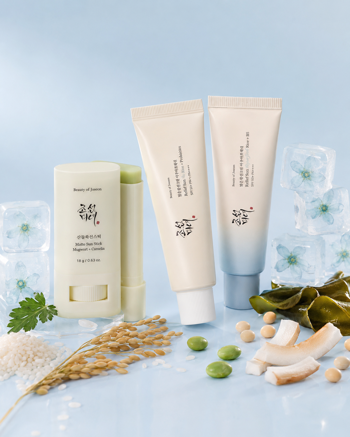Beauty of Joseon Relief Sun SPF50+ PA++++ – Protecție Solară Coreeană cu Orez și Probiotice 50ml