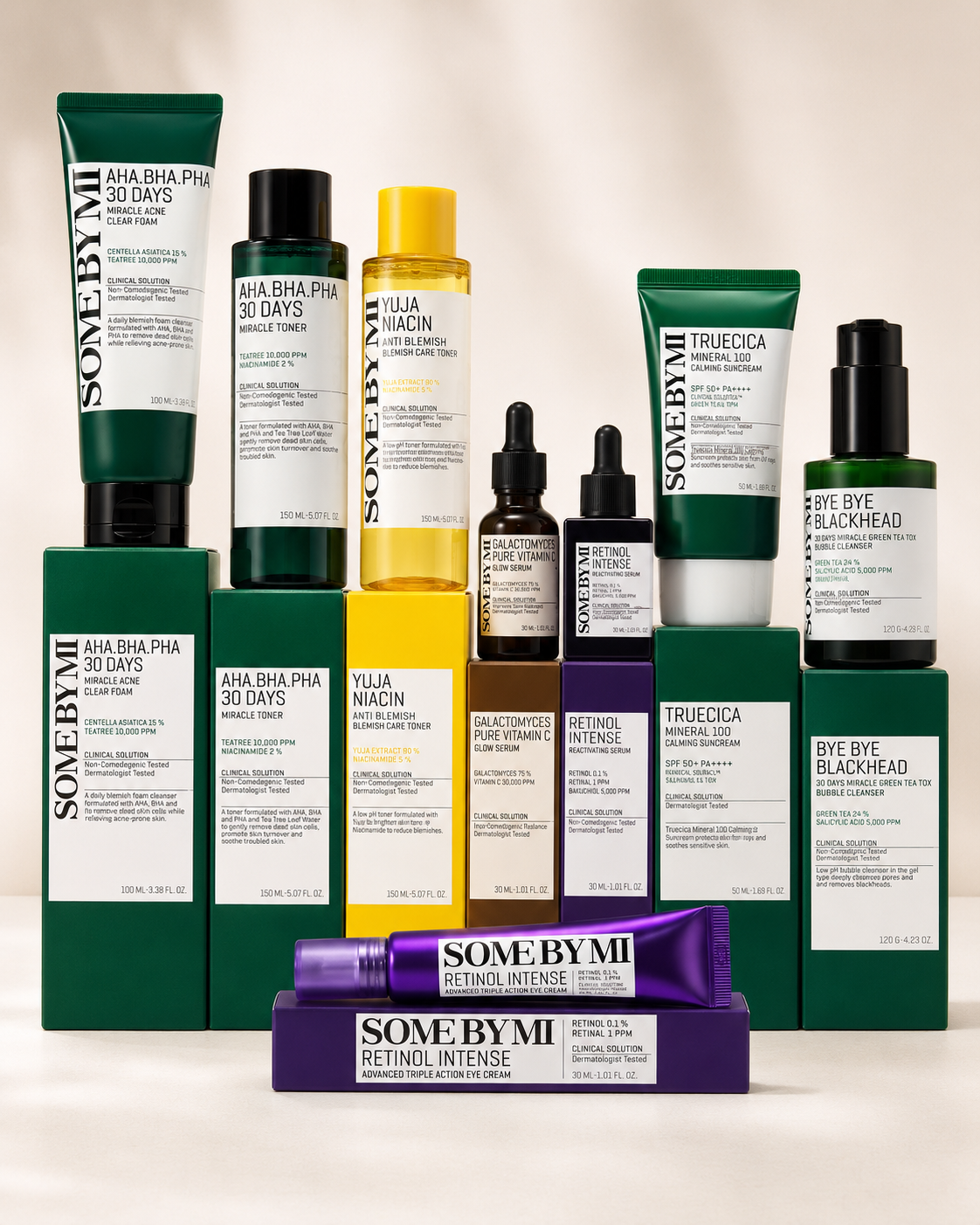 Some By Mi – Gama Tea Tree, Retinol și Panthenol