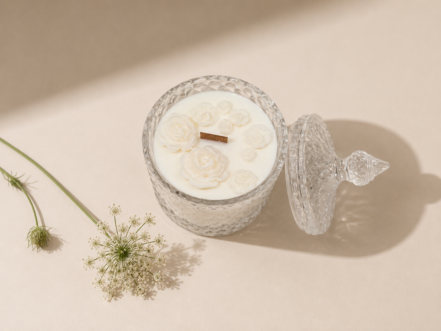 Lumânare parfumată în bombonieră - Lavanda & Cafea 350 g