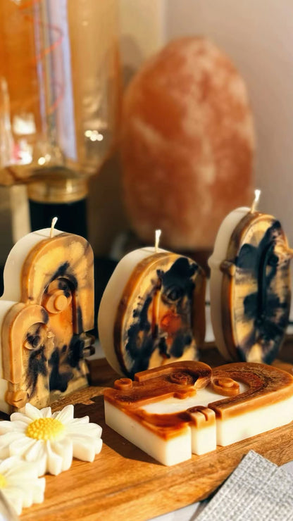 Lumânări parfumate din ceară de soia — 🎨 Muse Collection – Dora